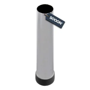 Zuigbuis metaal chroom verlengstuk 20 cm 32 mm