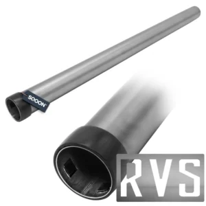 Zuigbuis RVS met ring 32 mm